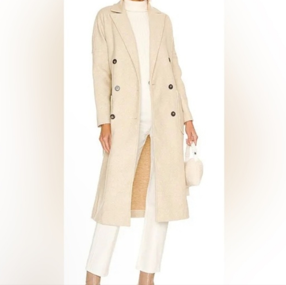 Line & Dot Theodore Cream Coat